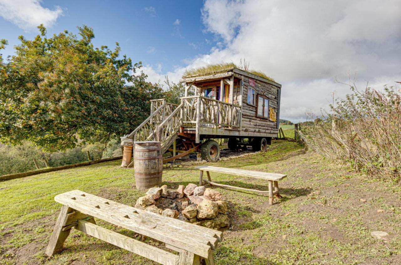 2X Double Bed - Glamping Wagon Dalby Forest Scarborough Ngoại thất bức ảnh